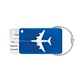 Aluminium luggage tag