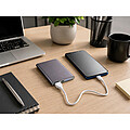 Aluminium power bank Ezra, gun metal