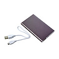 Aluminium power bank Ezra, gun metal