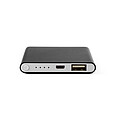 Aluminium power bank Ezra, silver