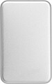 Aluminium solar power bank Tycho, silver