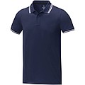 Amarago short sleeve mens tipping polo