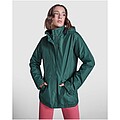 America womens padded parka jacket, bottle green