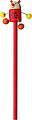 Animal pencil, 50 assd per packVarious