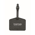 Anti-loss finder luggage tag, black