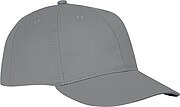 Ares 6 panel cap, grey