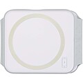 Armus 3-in-1 15W recycled plastic foldable wireless charger, white