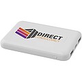 Asama 5000 mAh Type-C recycled plastic power bank, white