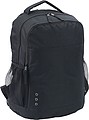 Backpack in a 600d polyester. Black
