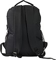 Backpack in a 600d polyester. Black