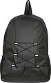 Backpack made of recycled polyester, black