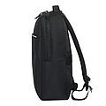 Backpack made of recycled polyester, black