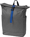 Backpack with colored applications