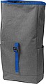 Backpack with colored applications