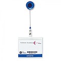 Badge holder, blue