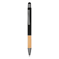 Ball pen with bamboo grip zone