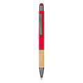 Ball pen with bamboo grip zone