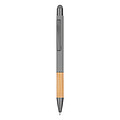 Ball pen with bamboo grip zone