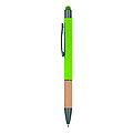 Ball pen with bamboo grip zone