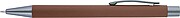 Ballpen with rubber finish