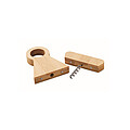 Bamboo bottle stand & opener