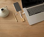 Bamboo charging cable