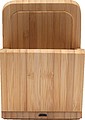 Bamboo Wireless Charger with Pen Holder