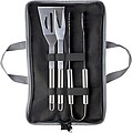 BBQ set in zipped caseSilver