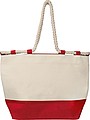 Beach bag with drawstring
