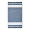 Beach bag with hammam towel, blue