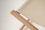 Beach chair in wood