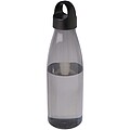 Bergen 800 ml recycled plastic water bottle, solid black