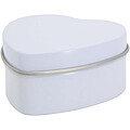 Blissful heart-shaped tin candle with vanilla aroma
