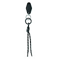 Braided rope with tag keyring