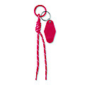 Braided rope with tag keyring