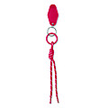 Braided rope with tag keyring
