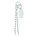 Braided rope with tag keyring