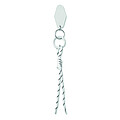 Braided rope with tag keyring