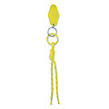 Braided rope with tag keyring