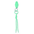 Braided rope with tag keyring