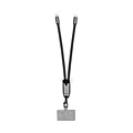 Brandcharger Lany Wristband Charge charging cable, gun metal
