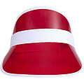 Bright cap with transparent visor