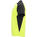 Bugatti short sleeve unisex sports t-shirt, fluor yellow, size S