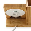 Calgary FSC® bamboo 10W wireless charger