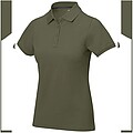 Calgary short sleeve womens polo, forest green