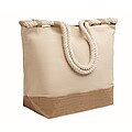 Canvas beach bag, beige
