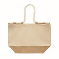 Canvas beach bag, beige