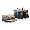 Canvas laptop bag PVC free, grey