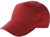 Cap with sandwich peakRed