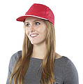 Cap with sandwich peakRed
